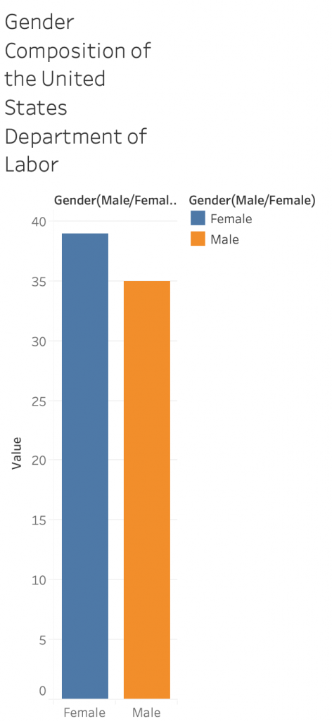 U.S. department of labor gender statistics