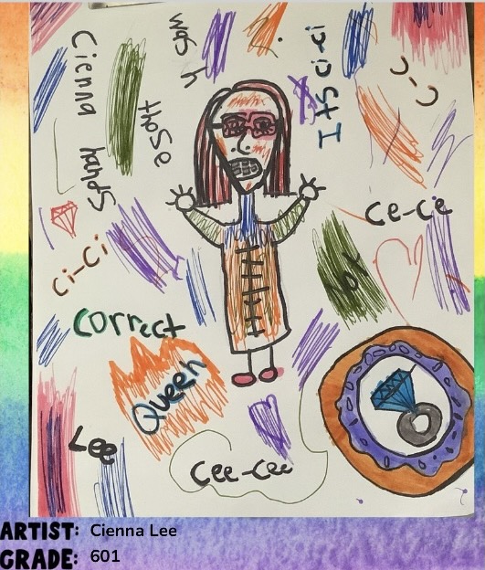 kids art by clenna lee