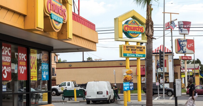 churchs chicken restaurant