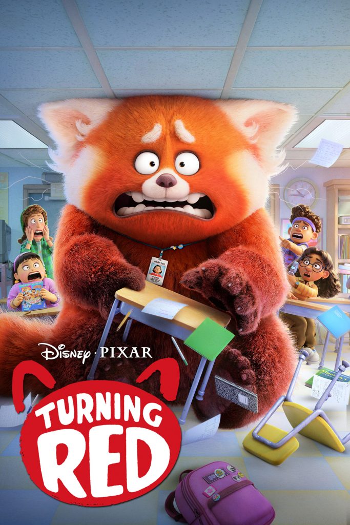 turning red movie poster