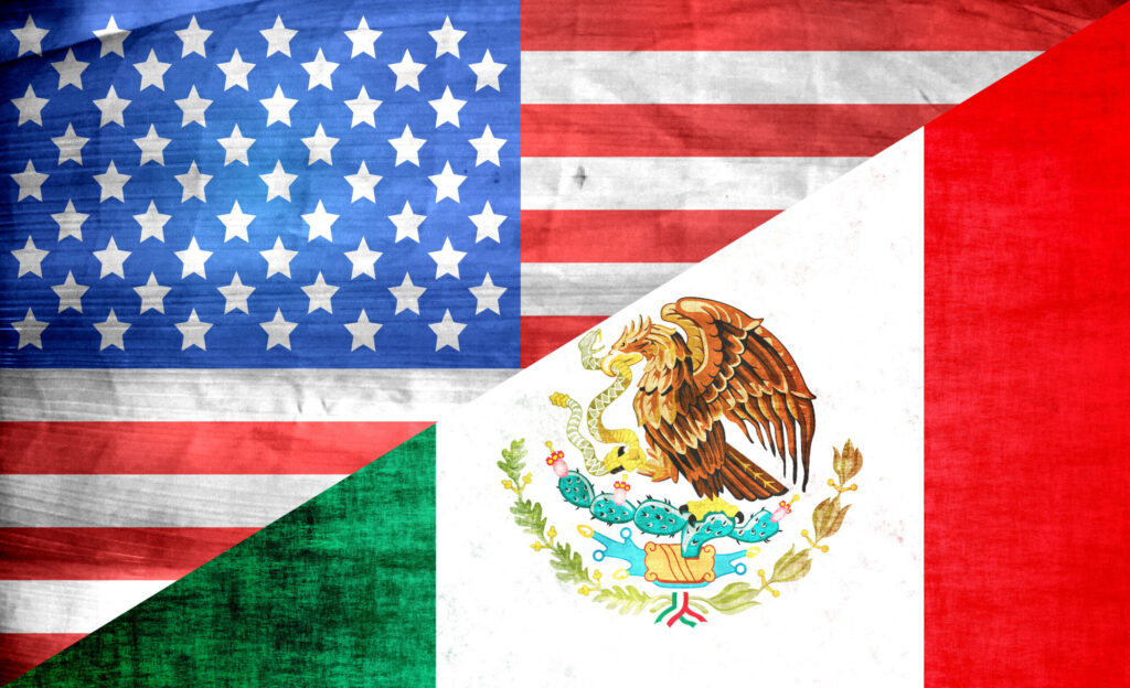 Mexican and American flag, Mexican identity in the U.S.
